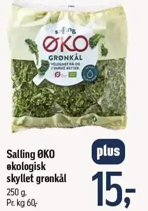 Føtex Salling øko skyllede grønkål tilbud