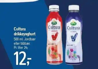 Føtex Cultura drikkeyoghurt tilbud