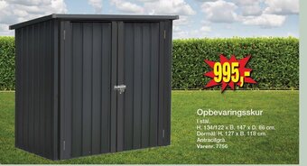 Opbevaringsskur