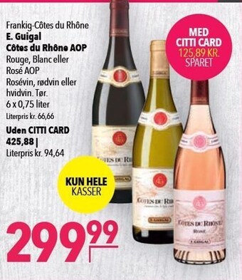 Citti E. guigal côtes du rhône aop tilbud