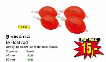 Harald Nyborg B-Float rød tilbud