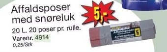 Harald Nyborg Affaldsposer Med Snøreluk tilbud