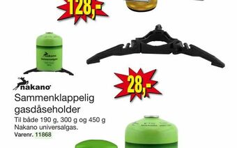 Harald Nyborg Sammenklappelig gasdåseholder tilbud