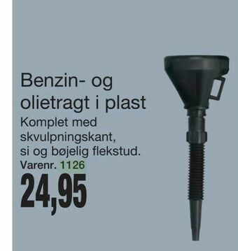 Harald Nyborg Benzin- og olietragt i plast tilbud