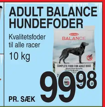 ABC Lavpris Adult balance hundefoder tilbud