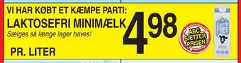 ABC Lavpris Laktosefri minimælk tilbud