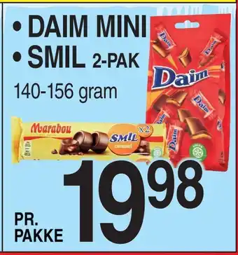 ABC Lavpris Daim mini • smil tilbud
