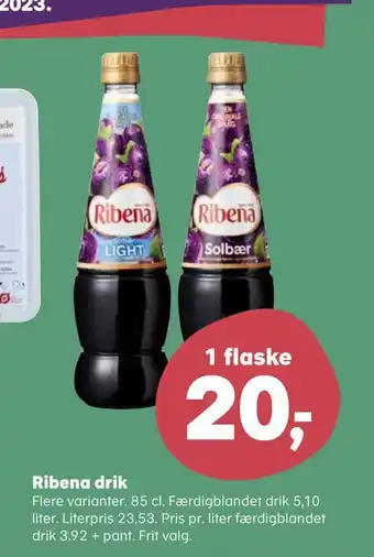 Kvickly Ribena drik tilbud