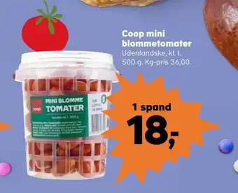SuperBrugsen Coop mini blommetomater tilbud