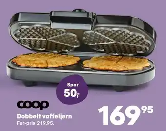 Kvickly Dobbelt vaffeljern tilbud