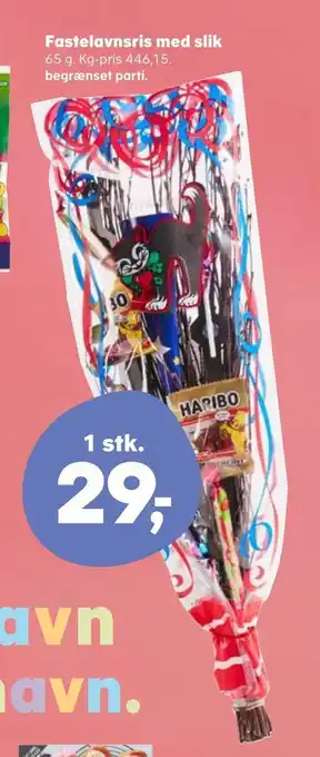 Fastelavnsris med slik