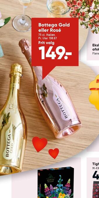 Bilka Bottega gold eller rosé tilbud