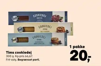 Kvickly Tims cookiedej tilbud