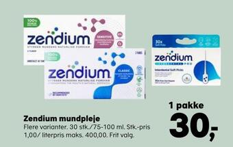SuperBrugsen Zendium mundpleje tilbud
