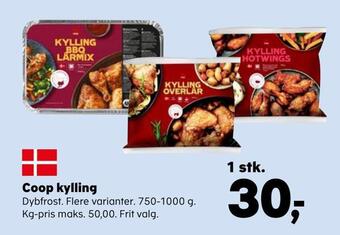 SuperBrugsen Coop kylling tilbud