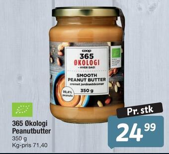 Fakta Tyskland 365 økologi peanutbutter tilbud