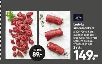 Bilka Ludvig simremarked tilbud