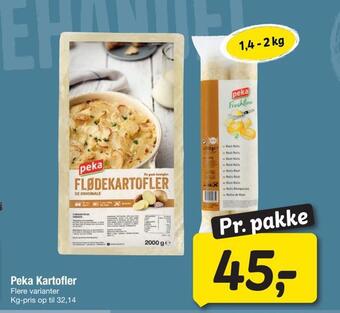 Fakta Tyskland Peka kartofler tilbud