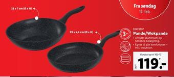 Lidl Pande/wokpande tilbud