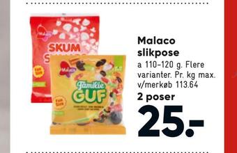 Bilka Malaco slikpose tilbud