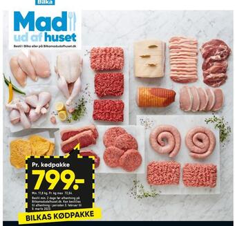 Bilka Bilkas kødpakke tilbud
