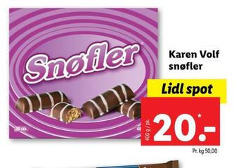 Lidl Karen volf snøfler tilbud