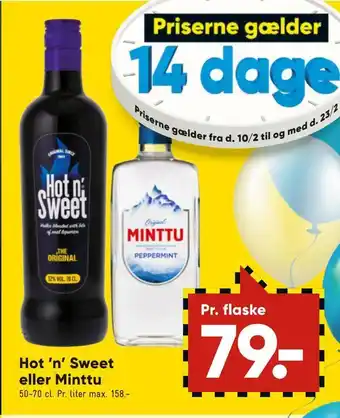 Hot 'n' sweet eller minttu