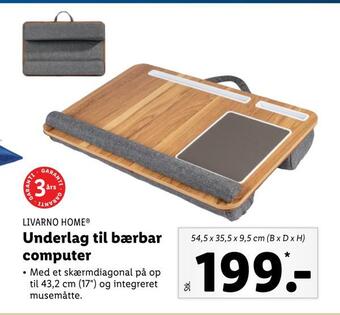 Underlag til bærbar computer