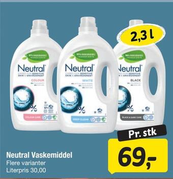 Fakta Tyskland Neutral vaskemiddel tilbud