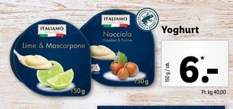 Lidl Yoghurt tilbud