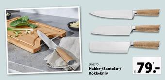 Lidl Hakke-/santoku-/ kokkekniv tilbud