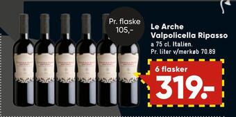 Bilka Le arche valpolicella ripasso tilbud