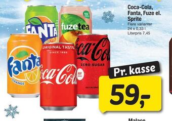 Fakta Tyskland Coca-cola, fanta, fuze el. sprite tilbud