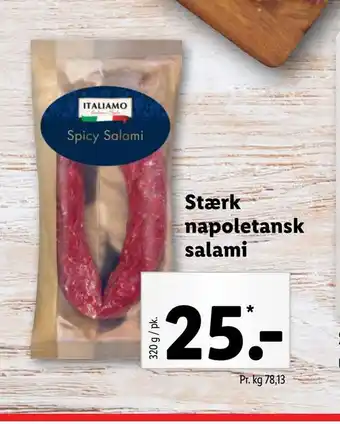 Lidl Stærk napoletansk salami tilbud