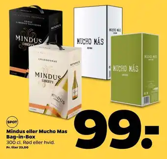Netto Mindus eller mucho mas bag-in-box tilbud