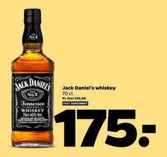 Netto Jack daniel's whiskey tilbud