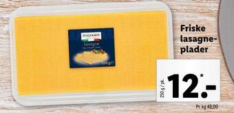 Lidl Friske lasagneplader tilbud