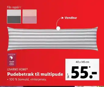 Lidl Pudebetræk til multipude tilbud