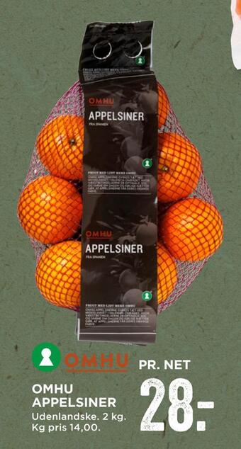 MENY Omhu appelsiner tilbud