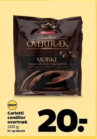 Carletti conditor overtræk