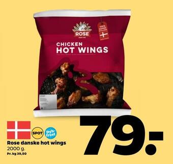 Netto Rose danske hot wings tilbud