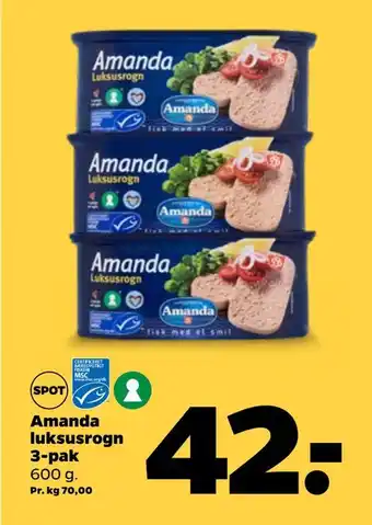 Amanda luksusrogn