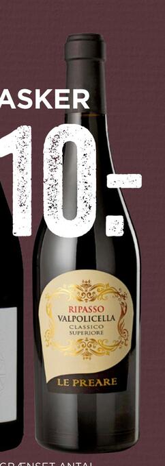 MENY Le preare ripasso classico superiore tilbud
