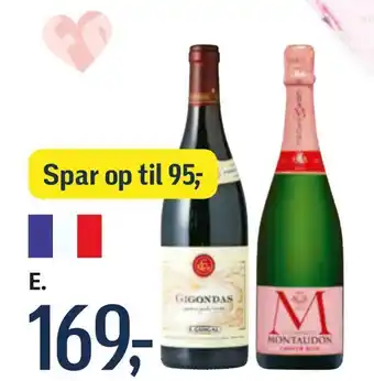 Føtex Montaudon rosé champagne, guigal gigondas eller pouilly fuissé tilbud