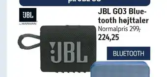 Jbl go3 bluetooth højttaler