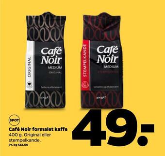 Netto Café noir formalet kaffe tilbud