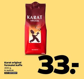 Netto Karat original formalet kaffe tilbud