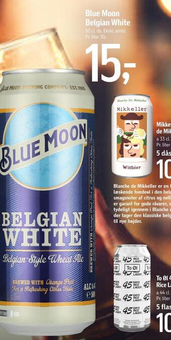 Føtex Blue moon belgian white tilbud