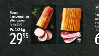 Føtex Røget hamburgerryg eller bacon tilbud
