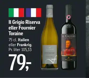 Føtex Il grigio riserva eller fournier toraine tilbud